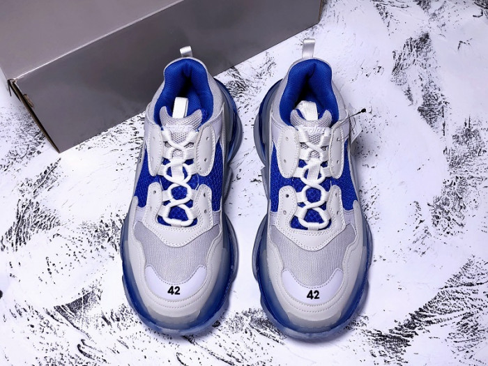 Ba*len*cia*ga 19ss trple-s clear sole trainers w09o5 8135