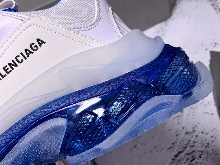 Ba*len*cia*ga 19ss trple-s clear sole trainers w09o5 8135