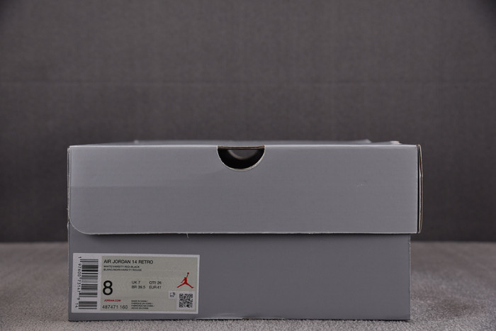 Air Jordan 14 “Black Toe” 487471-160