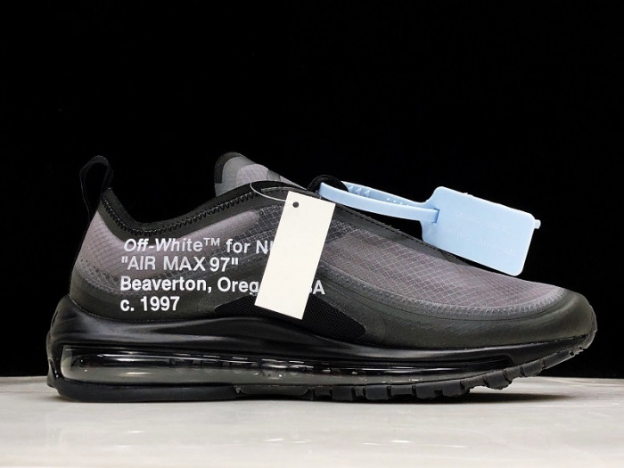 ow nike air max 97 black aj4585-001