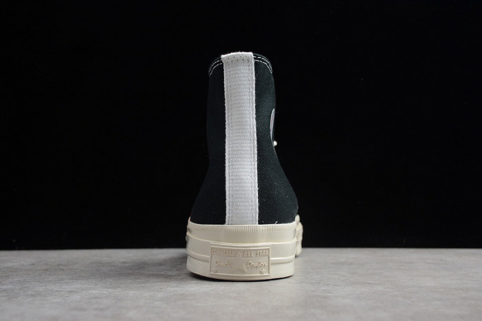 converse chuck taylor all-star 70s hi comme des garcons play black 150204c