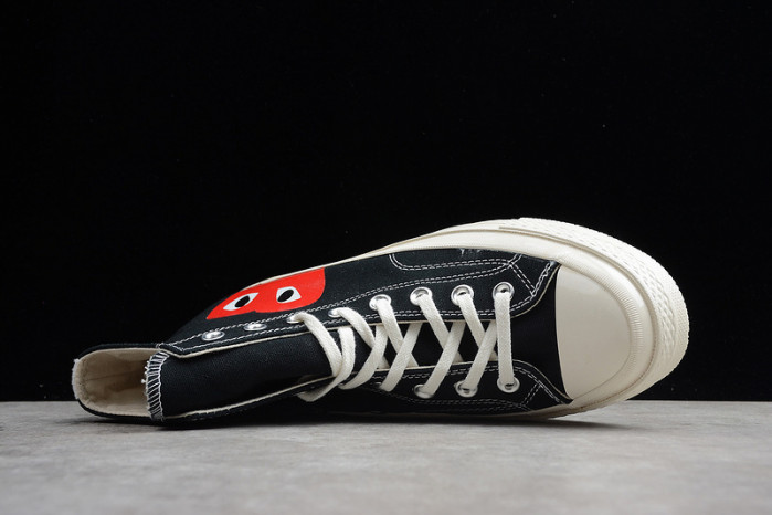 converse chuck taylor all-star 70s hi comme des garcons play black 150204c