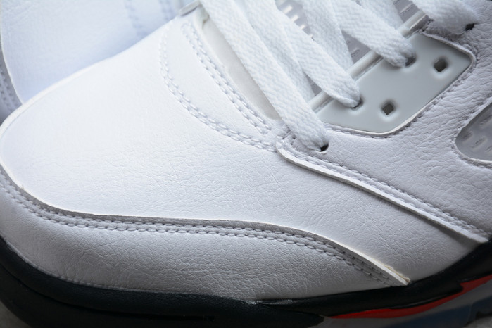 air jordan 5 retro fire red silver tongue da1911-102