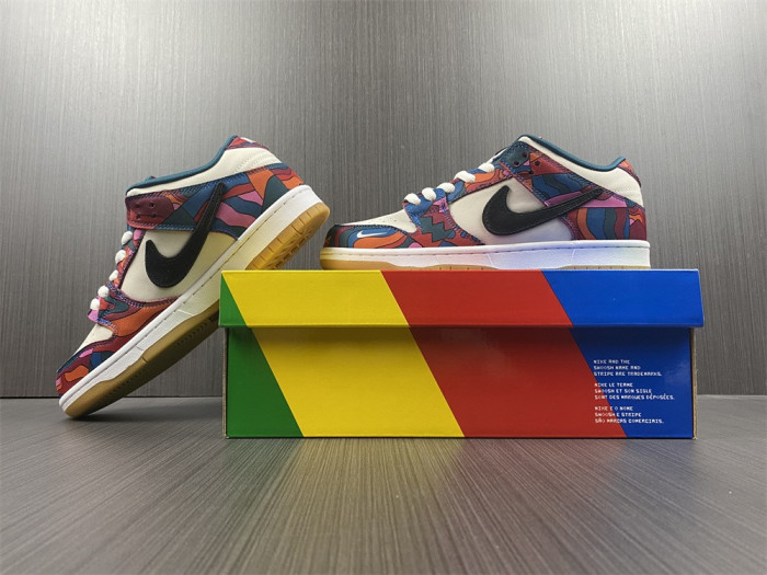 nike sb dunk low pro parra abstract art dh7695-600