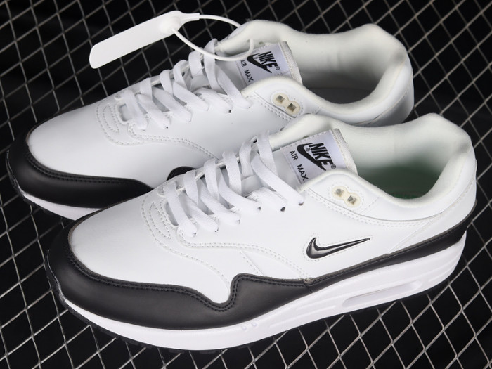 nike air max 1 jewel white black 918354-100