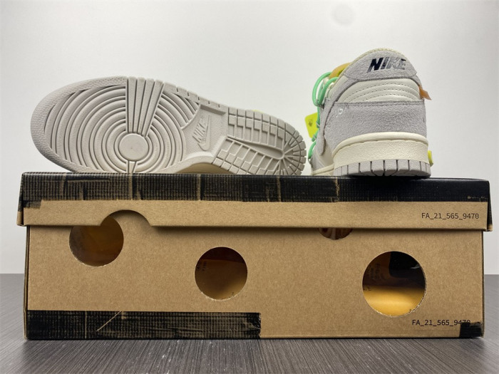 nike dunk low ow lot 14 dj0950-106