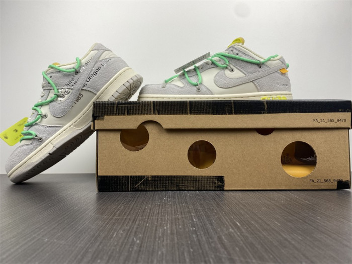 nike dunk low ow lot 14 dj0950-106