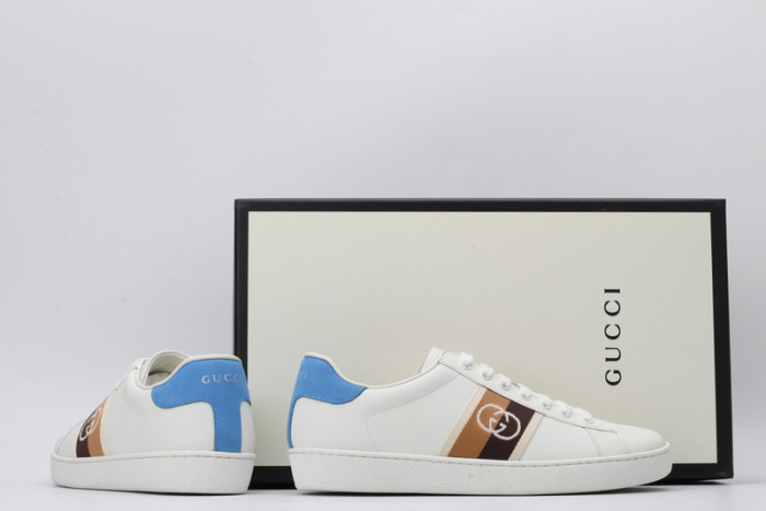 g*u*i ace embroidered low-top sneaker e2325
