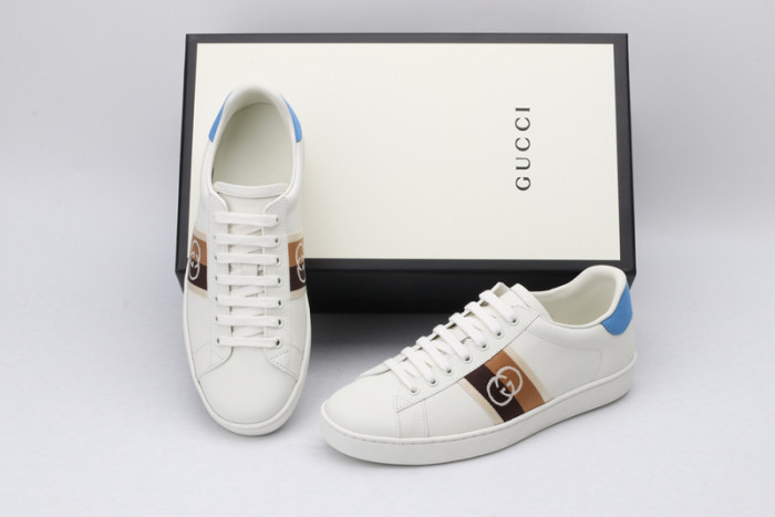 g*u*i ace embroidered low-top sneaker e2325