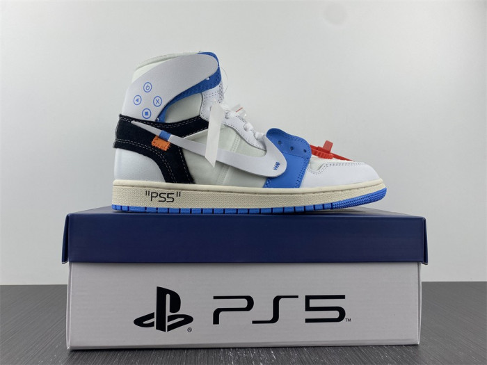 ow x air jordan 1 high aq0818-168