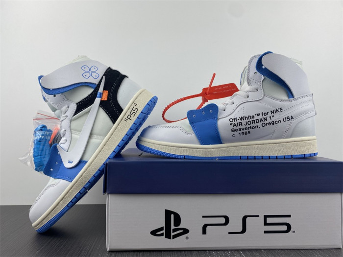 ow x air jordan 1 high aq0818-168