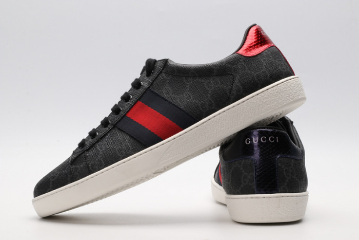 g*u*i ace embroidered low-top sneaker g100