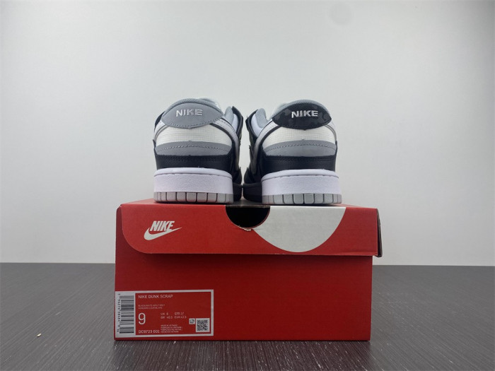 nike dunk low scrap wolf grey light lemon twist dc9723-001