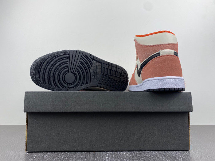 air air jordan 1 mid “orange suede” dv1336-800