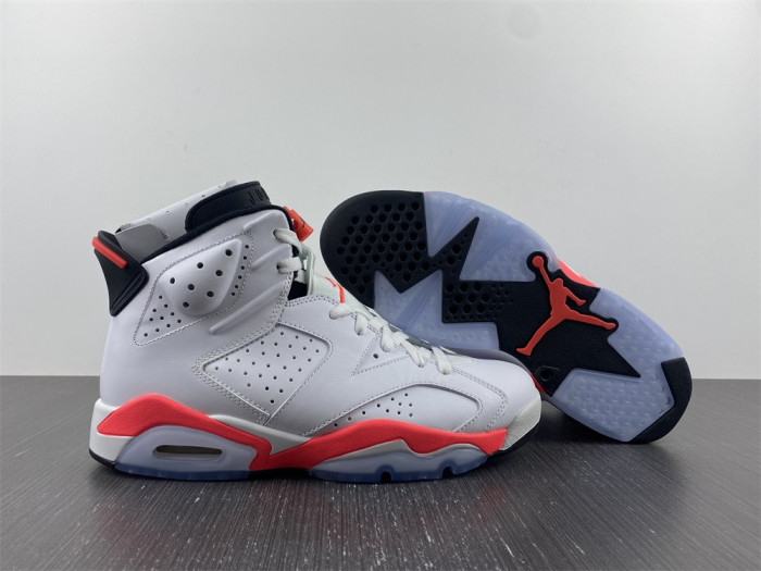 air jordan 6 "white infrared" 384664-123