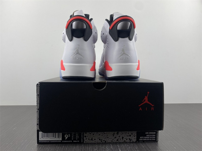 air jordan 6 "white infrared" 384664-123