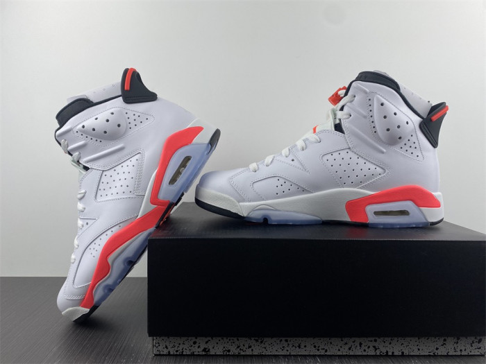 air jordan 6 "white infrared" 384664-123