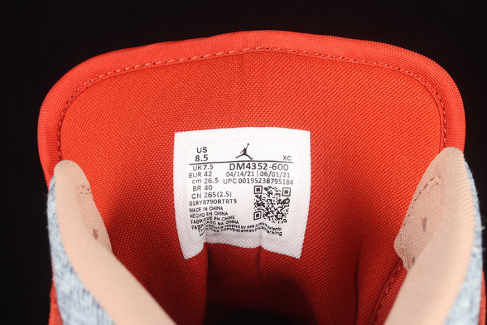 Air Jordan 1 Mid Denim Red Men