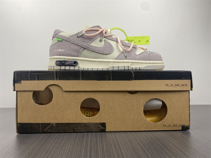 ow x nike dunk lot 12 dj0950-100