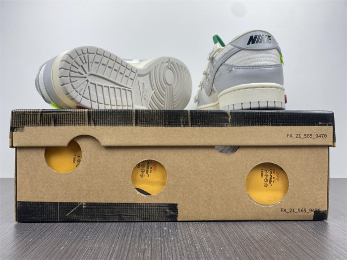 ow x nike dunk lot 25 dm1602-121