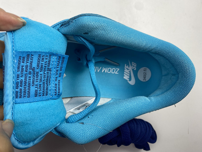 nike dunk  sb low “blue fury” bq6817-400