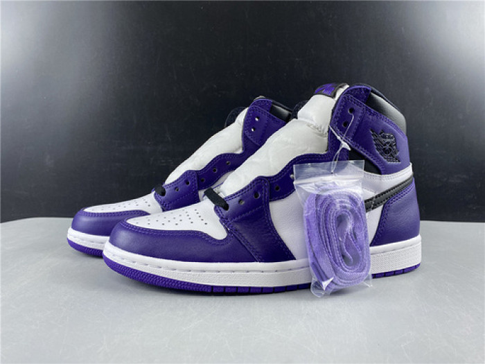 air jordan 1 retro high court purple white 555088-500