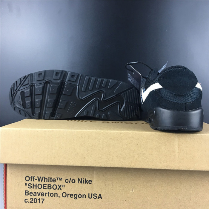 ow x nike air max 90 kids shoes bv0852-001