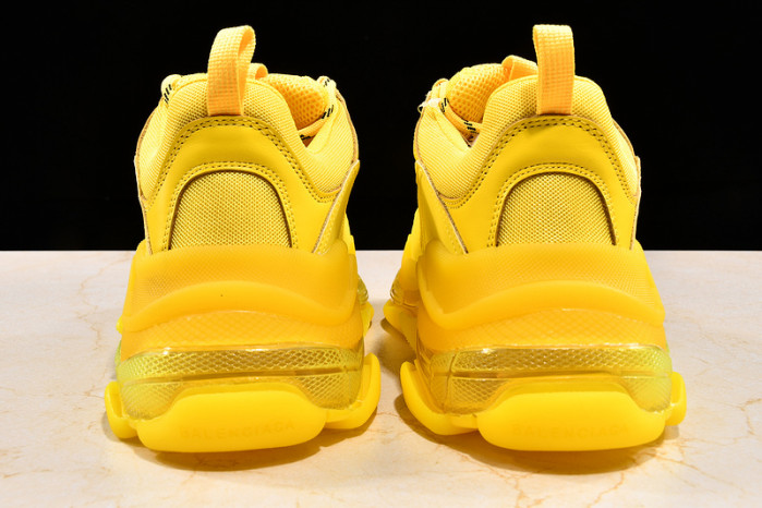 Ba*len*cia*ga TRIPLE S TRAINERS CLEAR SOLE TRAINER YELLOW W09O5 8126