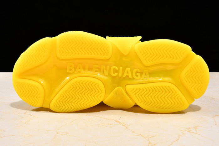 Ba*len*cia*ga TRIPLE S TRAINERS CLEAR SOLE TRAINER YELLOW W09O5 8126