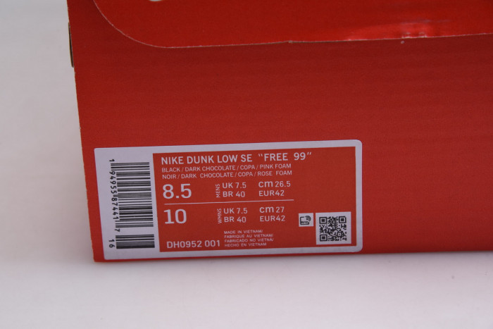 nike dunk low se “free 99” dh0952-001