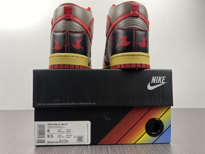 nike dunk high 1985 red acid wash dh7717-400