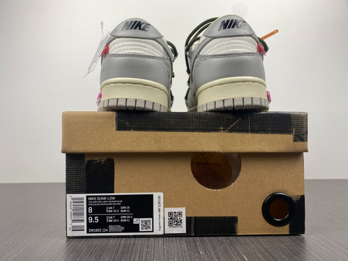 nike dunk low ow lot 22 dm1602-124