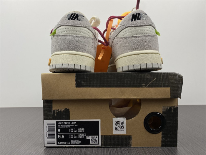 nike dunk low ow lot 35 dj0950-114