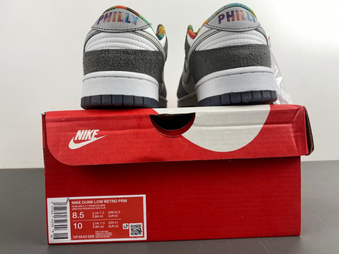 nike dunk low “philly” hf4840-068