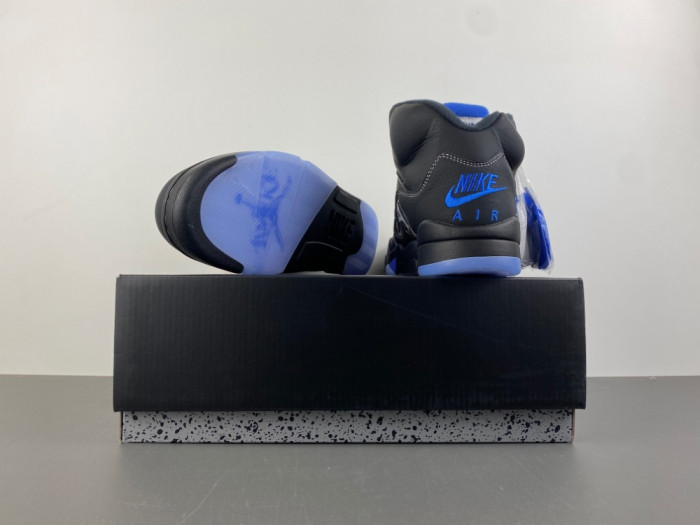 Awake NY x Air Jordan 5 Black Racer Blue DV4982-004