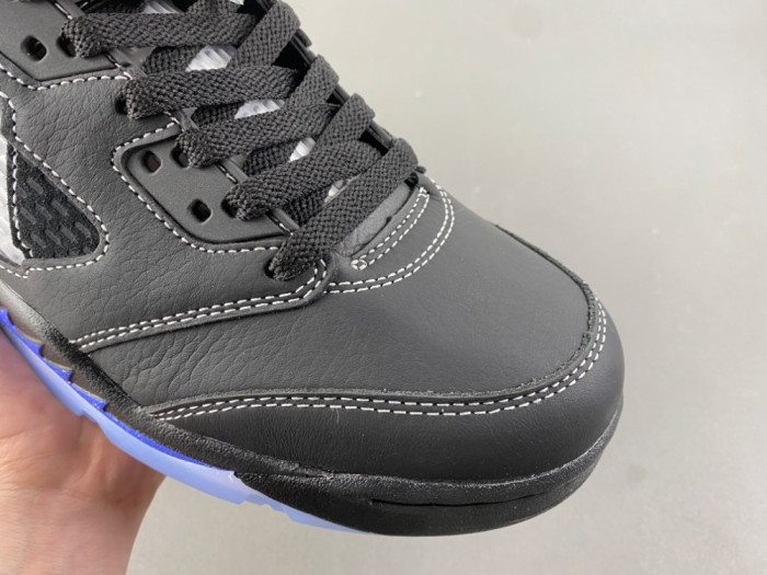 Awake NY x Air Jordan 5 Black Racer Blue DV4982-004