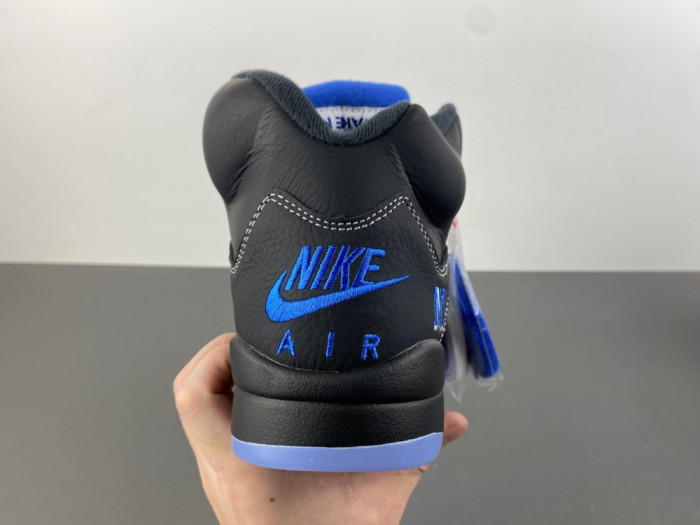 Awake NY x Air Jordan 5 Black Racer Blue DV4982-004