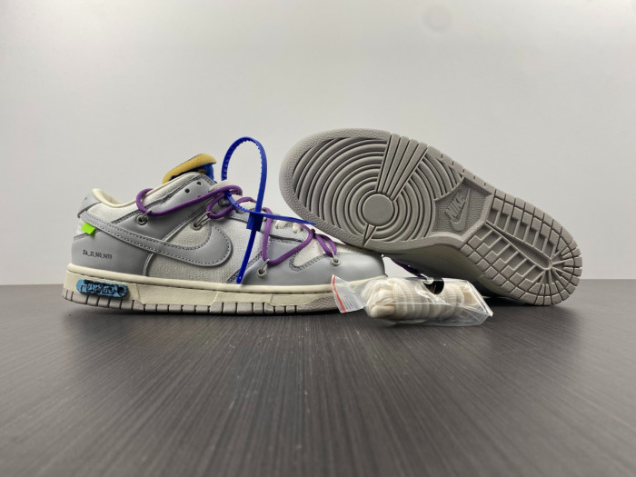 nike dunk low ow lot 48 dm1602-107