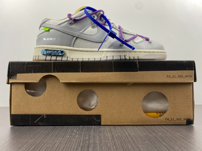 nike dunk low ow lot 48 dm1602-107