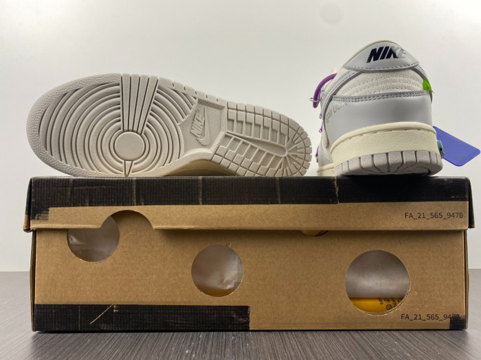 nike dunk low ow lot 48 dm1602-107