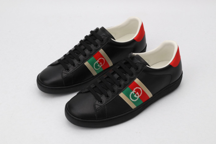 g*u*i ace embroidered low-top sneaker e2322