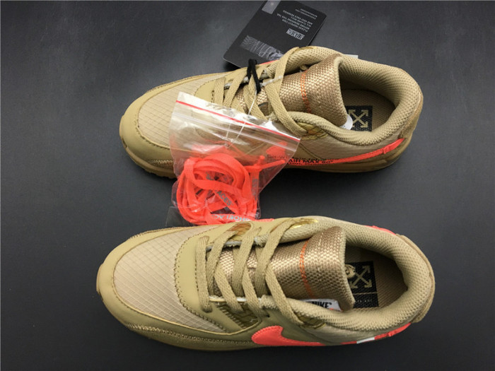 ow x nike air max 90 kids shoes bv0852-200