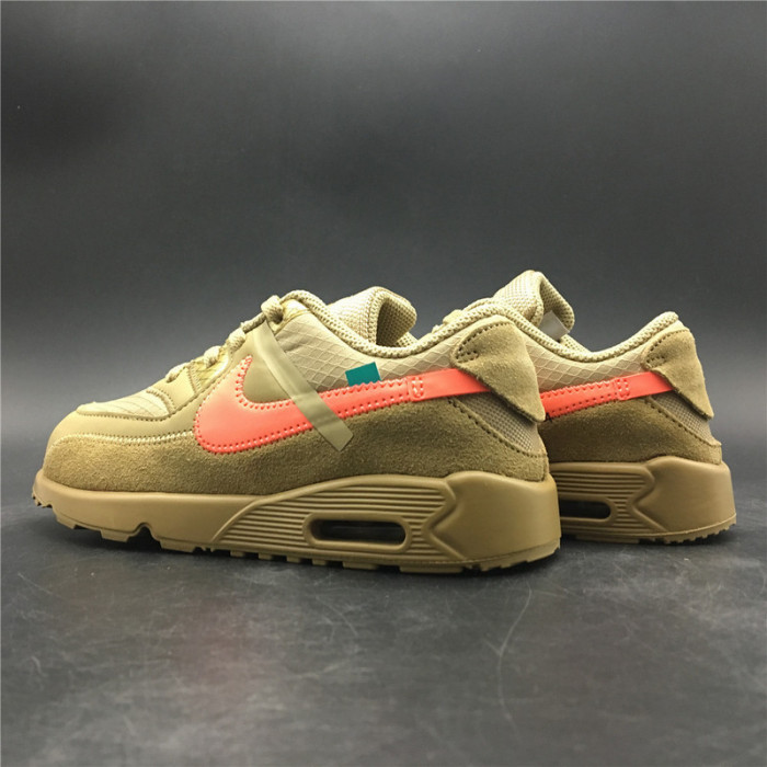 ow x nike air max 90 kids shoes bv0852-200