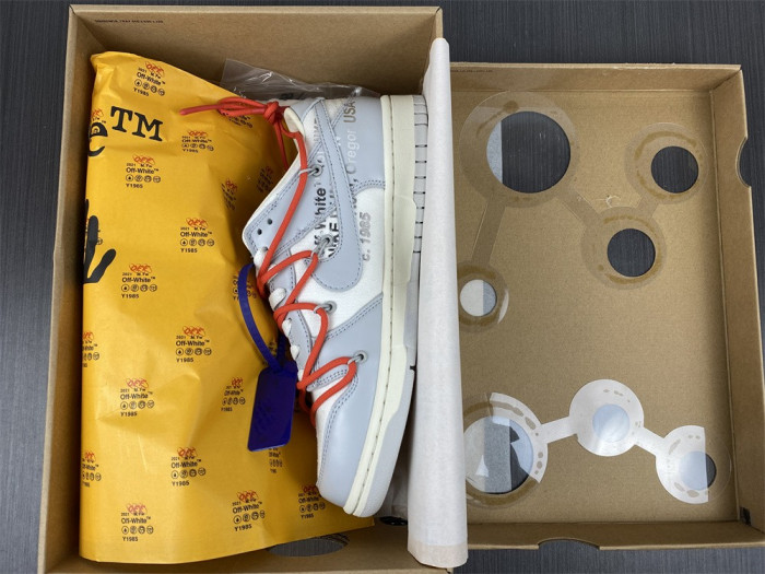 ow x nike dunk lot 23 dm1602-126