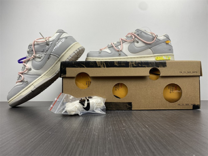 nike dunk low ow lot 24 dm1602-119