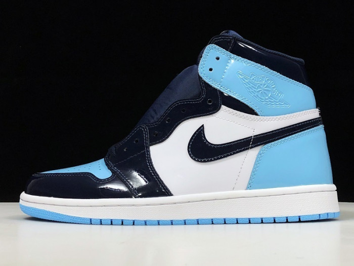 air jordan 1 retro high unc patent cd0461-401