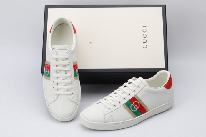 g*u*i ace embroidered low-top sneaker e2327