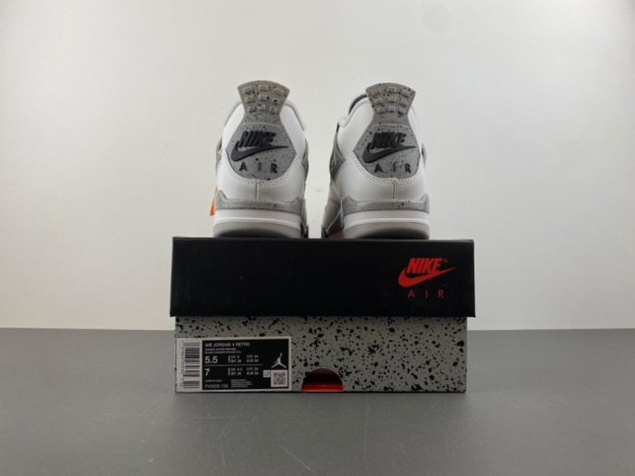 Air Jordan 4 "White Cement" 2025 FV5029-100