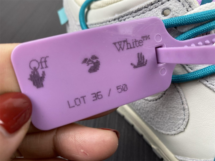 nike dunk low ow lot 36 dj0950-107