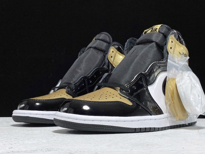 jordan 1 retro high nrg patent gold toe 861428-007